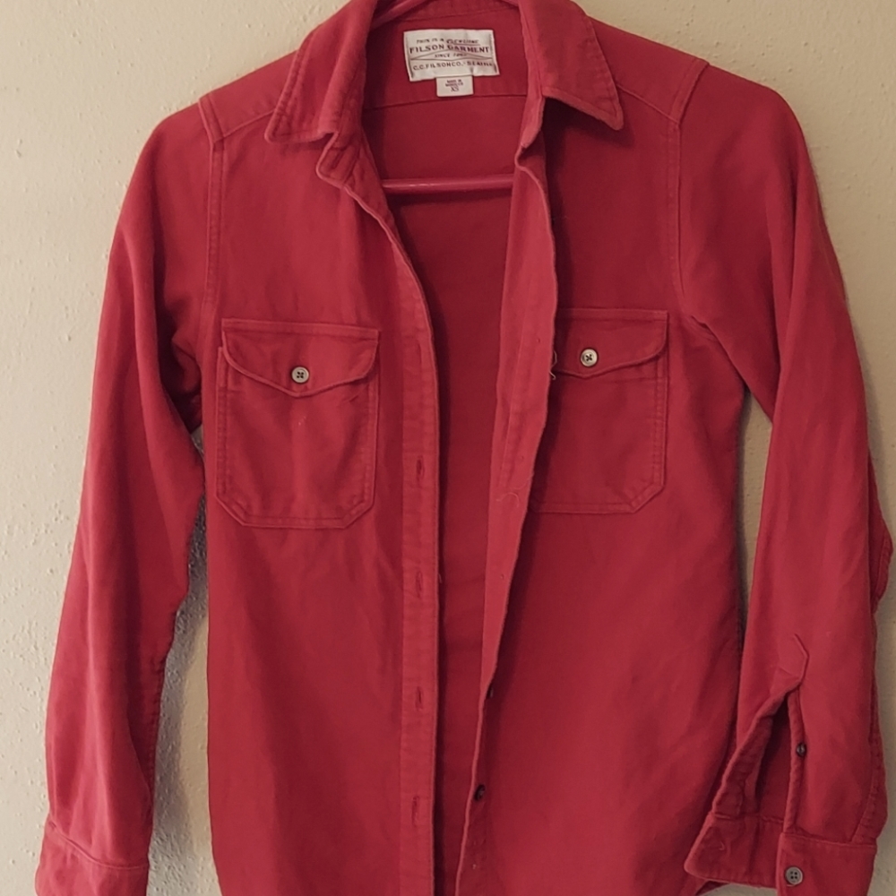 Filson women's button up moleskin xsmall
